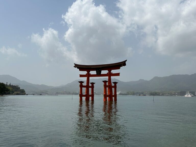 Visit Miyajima shrine on our bike tour in Japan